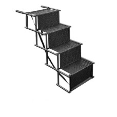 behoyee Household Folding Metal Stairs - Space-Saving, Durable, and Easy-to-Use for Home Maintenance